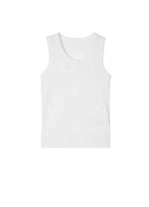 White Hearts Tank Top