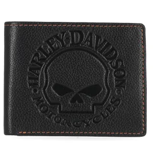 Willie G Skull Passcase Bi-Fold Wallet