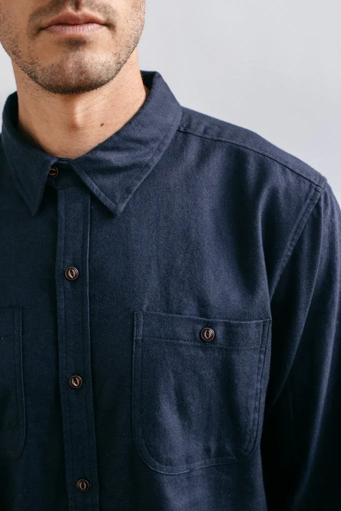 Winslow Navy Flannel